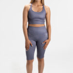 Short Biker Gris